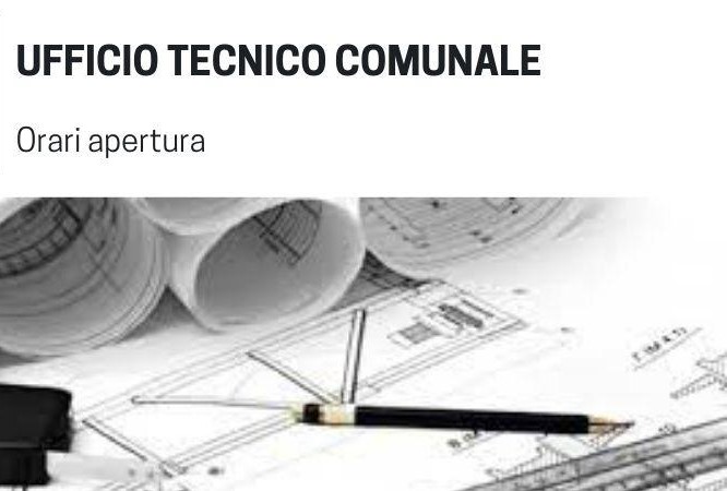 ORARI DI APERTURA UFFICIO TECNICO COMUNALE